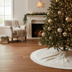 Falda Árbol De Navidad Tejida Trenzada 62cm - Imagen 2