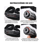 Candado Tranca Cadena Seguridad Combinacion Para Moto O Bici - Imagen 2