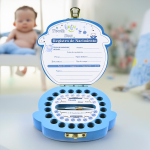 Caja Para Dientes De Leche Bebé Organizador Recuerdo - Imagen 3