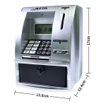 Alcancía Cajero Automático Infantil Con Clave Eléctrico - Imagen 2