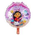 Globo Metalizado Gabby Dollhouse Cumpleaños Helio - Imagen 7