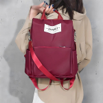 Mochila Bolso Urbana Para Mujer Diseño Liso Antirrobo - Imagen 5