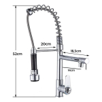 Canilla Cocina Monocomando Flexible Doble Pico Cocina - Imagen 2