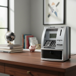 Alcancía Cajero Automático Infantil Con Clave Eléctrico - Imagen 3