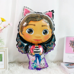 Globo Metalizado Gabby Dollhouse Cumpleaños Helio - Imagen 3