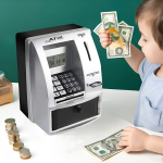 Alcancía Cajero Automático Infantil Con Clave Eléctrico - Imagen 4