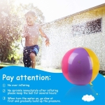 Pelota Inflable Juego Niños Tira Agua Diversion Verano - Imagen 8