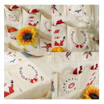 Calendario Adviento Navidad 24 Bolsillos Tela Colgante - Imagen 3