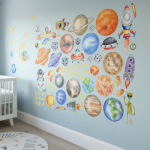 Vinilo Adhesivo Decorativo Infantil Astronautas - Imagen 2