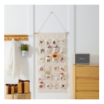 Calendario Adviento Navidad 24 Bolsillos Tela Colgante - Imagen 4