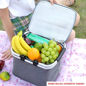 Bolso Conservadora Para Picnic Con Asas Gran Capacidad, foto 4