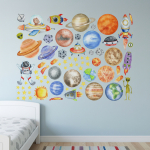 Vinilo Adhesivo Decorativo Infantil Astronautas - Imagen 4