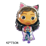 Globo Metalizado Gabby Dollhouse Cumpleaños Helio - Imagen 2