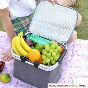 Bolso Conservadora Para Picnic Con Asas Gran Capacidad, foto 17