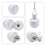 Lámpara Aplique De Pared Pantalla Plástica Plisada LED RGB - Imagen 8