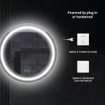 Espejo Baño Circular Led 60cm Antiempañante Segovia - Imagen 8