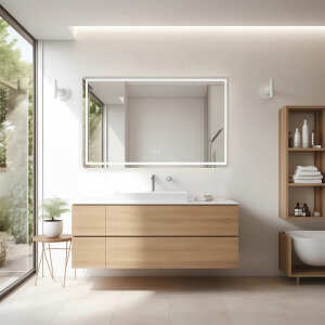 Espejo Led Baño Segovia 120x75 Con Desempañador, foto 3