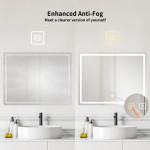 Espejo Baño Led Segovia 70x90 Antiempañante Táctil - Imagen 5