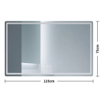 Espejo Led Baño Segovia 120x75 Con Desempañador - Imagen 2