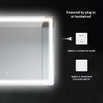 Espejo Baño Led Segovia 70x90 Antiempañante Táctil - Imagen 8