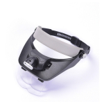 Lupa Luz Led Visera Cabeza Vincha + 4 Lentes Magnificadores - Imagen 3