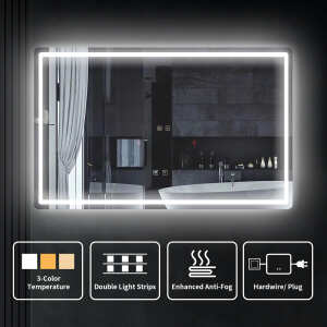 Espejo Led Baño Segovia 120x75 Con Desempañador, foto 7