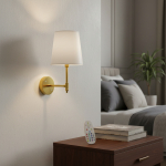 Aplique Corto Inalámbrico Con Control Estilo Nórdico - Imagen 4