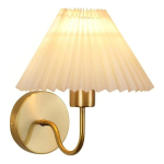 Lámpara Aplique De Pared Pantalla Plástica Plisada LED RGB - Imagen 3