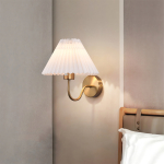 Lámpara Aplique De Pared Pantalla Plástica Plisada LED RGB - Imagen 5