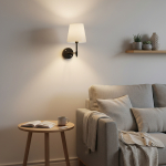 Aplique Corto Inalámbrico Con Control Estilo Nórdico - Imagen 12