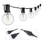 Guirnalda Guia De 25+1 Luces Vidrio Vintage Exterior E Inter - Imagen 3