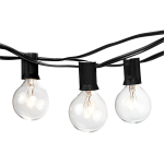 Guirnalda Guia De 25+1 Luces Vidrio Vintage Exterior E Inter - Imagen 2