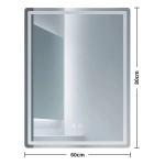 Espejo Baño Led Segovia 60x80 Antiempañante Táctil - Imagen 2