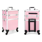 Maleta Valija Maquillaje Profesional 2 Divisiones 4 Ruedas - Imagen 9