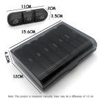 Pastillero Semanal X3 Veces Al Dia Moderno + Organizador - Imagen 5