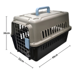 Caja Jaula Transportadora Mascotas Perros Gatos Hasta 12kg - Imagen 10