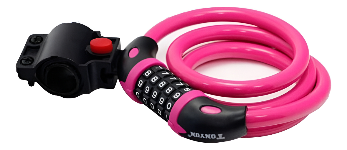 d_694210-mlu93738884385_092025-f.jpg Tranca Candado 5 Combinaciones Antirrobo Bicicletas Motos - Imagen 1