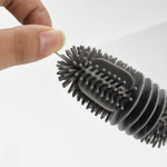 Cepillo Tubular Iluminar?s Siliconado Cerdas Silicona Gris - Imagen 4