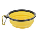 Comedero Bebedero De Silicona Plegable Para Perro Aire Libre