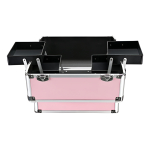 Maleta Valija Maquillaje Profesional 2 Divisiones 4 Ruedas - Imagen 3