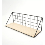 Estante Repisa Soporte De Metal Y Madera Organizador Grande