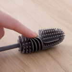 Cepillo Tubular Iluminar?s Siliconado Cerdas Silicona Gris - Imagen 6