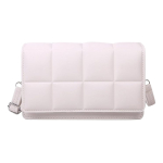 Bandolera Cartera P/ Mujer A Cuadros Capitoneada Moderna - Imagen 15