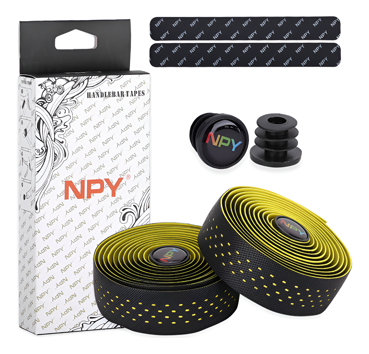 d_915534-mlu91126590213_082025-f.jpg Cinta Para Manillar De Bicicleta Pro Manubrio Adhesiva - Imagen 1