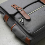 Mochila Unisex Laptop 17' Detalles En Ecocuero - Imagen 5