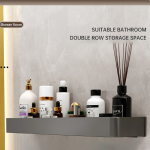 Estante Repisa Soporte Para Ba?o Aluminio 40 Cm - Imagen 4