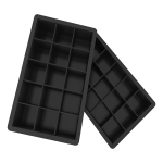 Hielera Cubetera 15 Hielo Gourmet Molde Silicona Rectangular