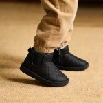 Bota Invierno Abrigada Para Bebé Cálida Con Piel - Imagen 2