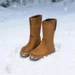 Bota Mujer Larga Invierno Plegable Con Corderito - Imagen 10