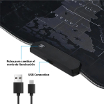 Mouse Pad Alfombrilla Gamer Rgb Led Usb Grande - Imagen 12